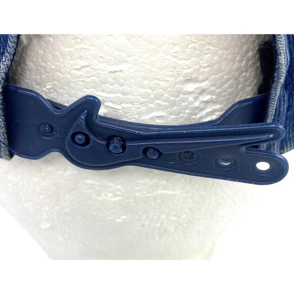 Vtg 90s Nike Michigan Wolverines Blue Yellow Swoosh Logo Spellout Snapback Hat - Picture 5 of 10